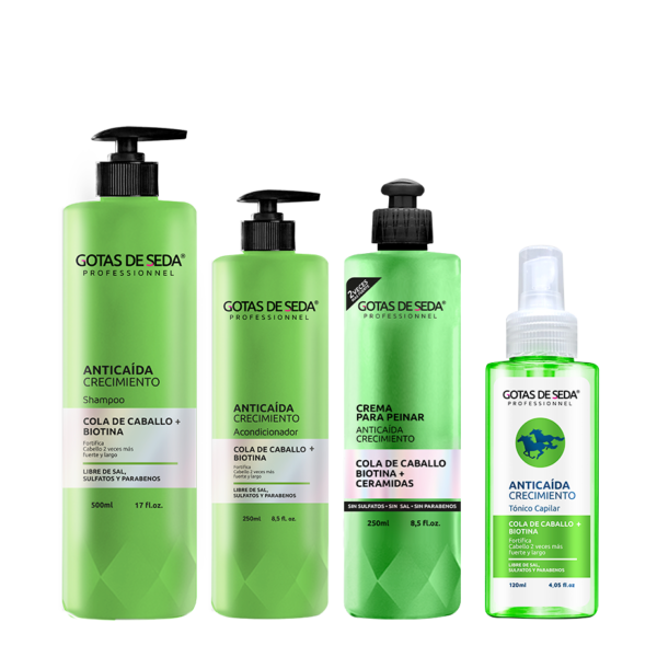 Línea Anticaída y Crecimiento con Cola de Caballo y Biotina