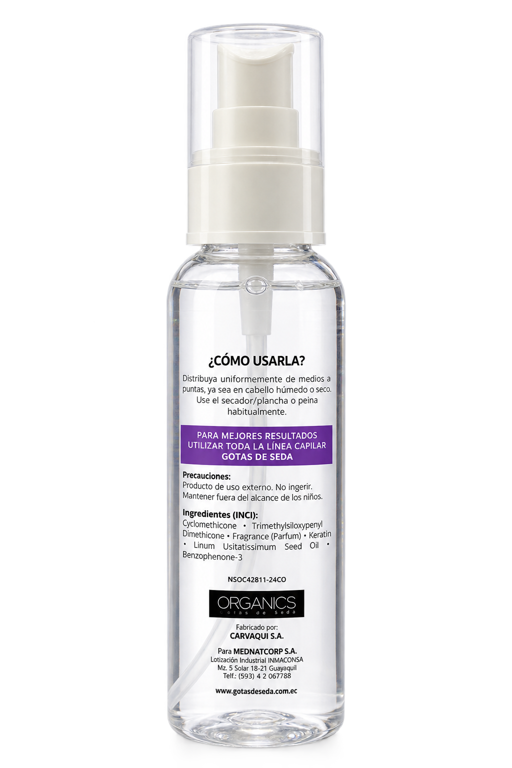 antifrizz silicone con keratina y semilla de lino antifrizz silicone con keratina y semilla de lino