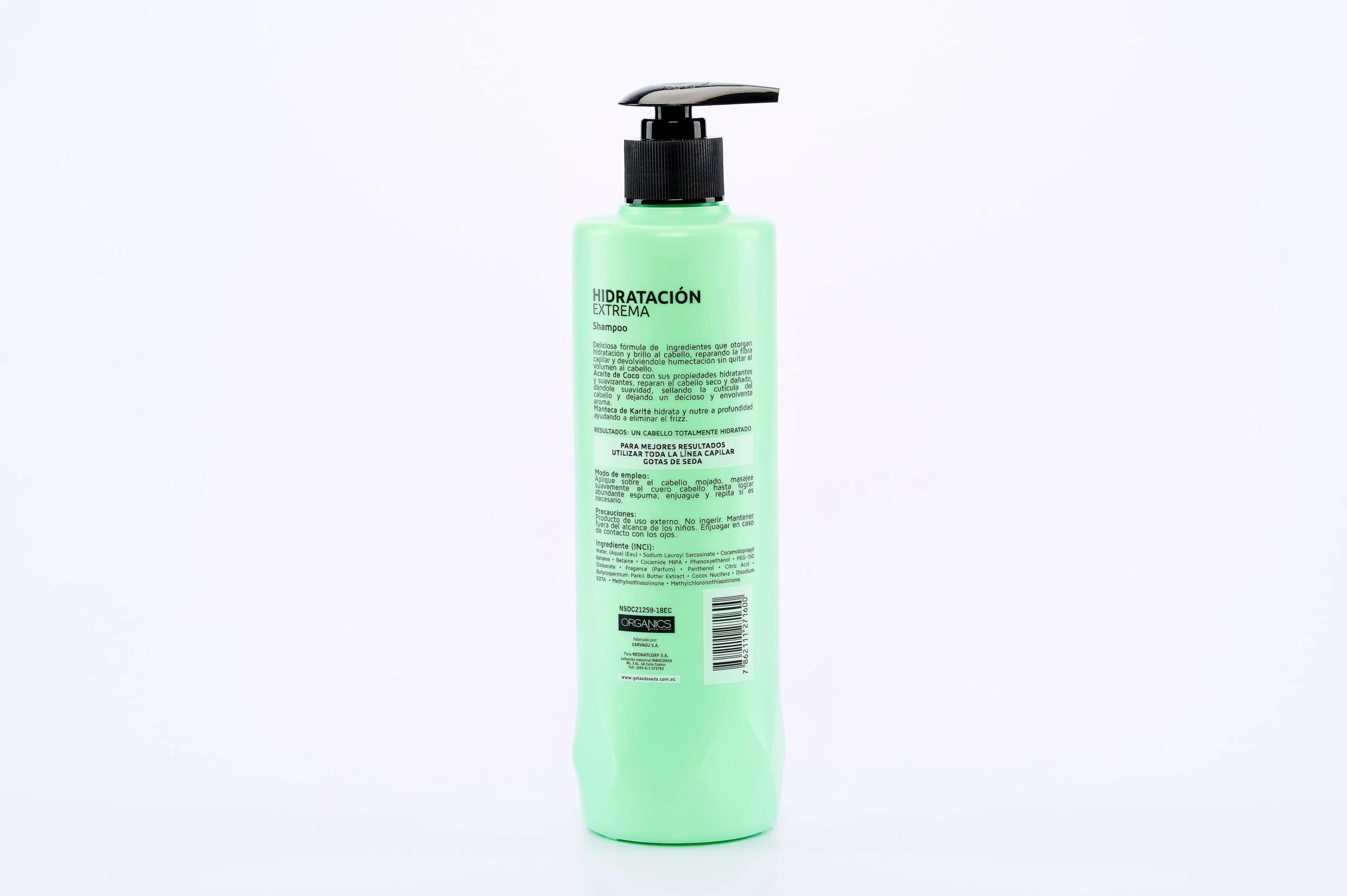 shampoo hidratación extrema con coco oil y karité shampoo hidratación extrema con coco oil y karité
